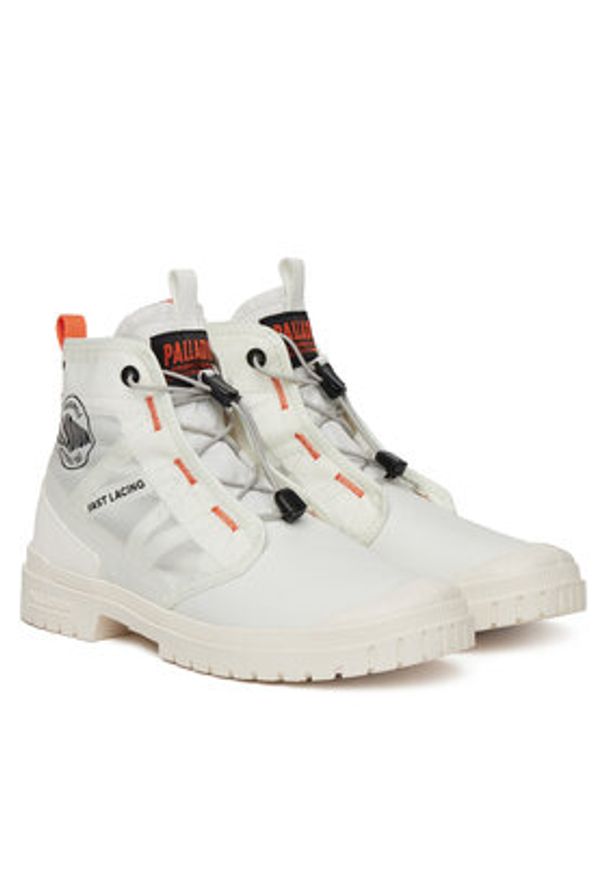 Palladium Trapery Sp20 Travel Hi 74476-116-M Biały. Kolor: biały. Materiał: materiał