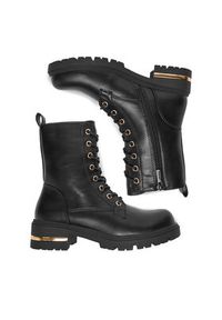 Jenny - JENNY Trzewiki CEO-HX21037-95 Czarny. Kolor: czarny. Materiał: materiał #6