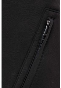 Armani Exchange spodnie dresowe kolor czarny gładkie. Kolor: czarny. Materiał: dresówka. Wzór: gładki #3