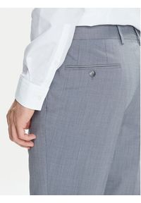 BOSS Garnitur H-Huge 50546087 Szary Slim Fit. Kolor: szary. Materiał: wełna, syntetyk #10