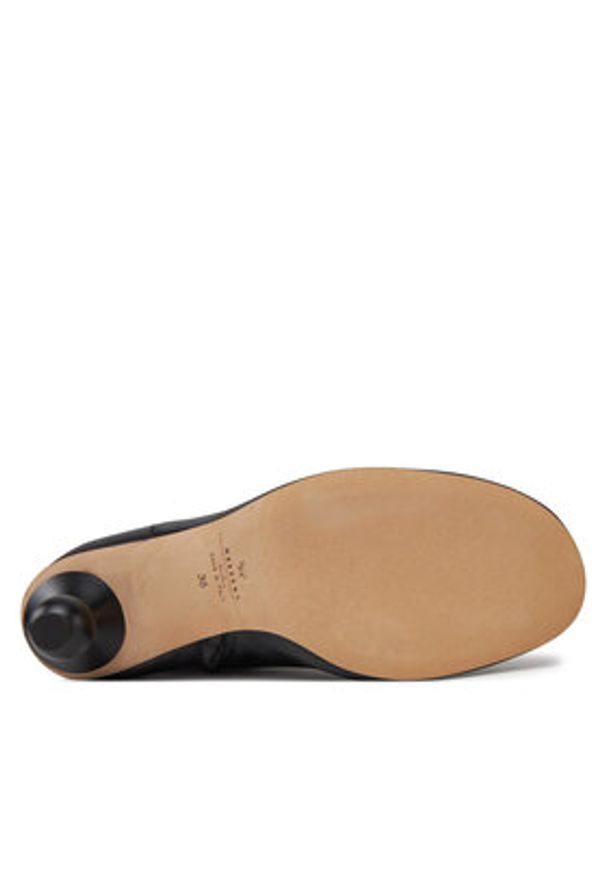 Weekend Max Mara Botki Acro 251579101460 Czarny. Kolor: czarny. Materiał: skóra