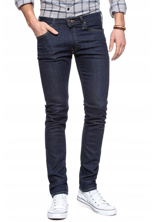 Lee - LEE LUKE MĘSKIE SPODNIE JEANSOWE TOP BLUE L719DXTE