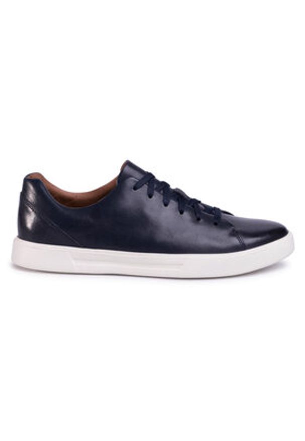 Clarks Sneakersy Un Costa Lace 261485577 Granatowy. Kolor: niebieski. Materiał: skóra