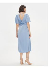 YAS Sukienka koktajlowa Athena 26032476 Niebieski Regular Fit. Kolor: niebieski. Materiał: syntetyk. Styl: wizytowy #4