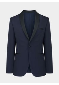 Pako Lorente - PAKO LORENTE – Marynarka smokingowa P000B-3S-002-G-S. Okazja: na ślub cywilny, na wesele. Materiał: wełna #5