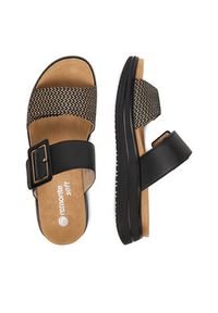 Remonte Klapki CEO-D1J61-03 Czarny. Kolor: czarny. Materiał: skóra #8