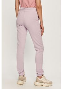 Haily's - Spodnie. Kolor: fioletowy. Materiał: bawełna, poliester, dzianina, elastan. Wzór: melanż #4