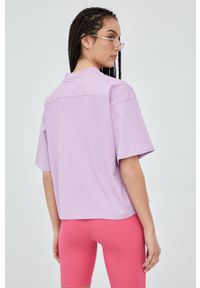Superdry t-shirt bawełniany kolor fioletowy. Kolor: fioletowy. Materiał: bawełna. Wzór: nadruk #5