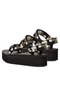 Teva Sandały Flatform Universal 1008844 Czarny. Kolor: czarny. Materiał: materiał #3