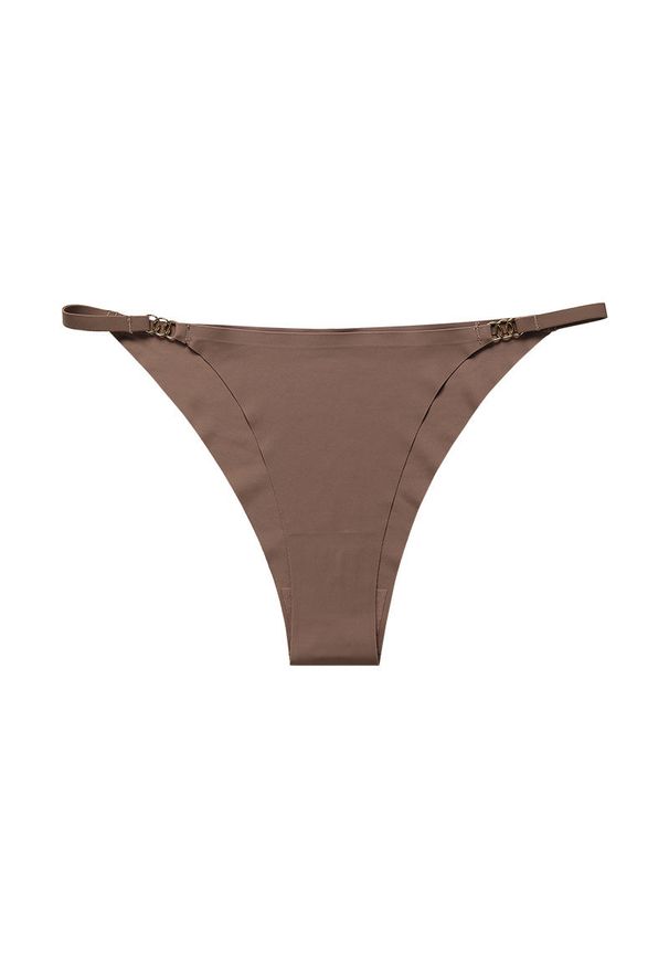 Intica - Tangi bezszwowe z ozdobną klamrą na co dzień i okazje Vicki. Materiał: materiał