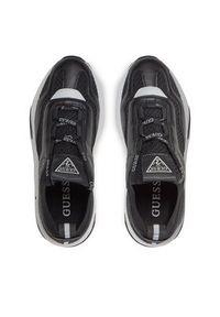 Guess Sneakersy Geniver2 FLPGE2 FAB12 Czarny. Kolor: czarny. Materiał: materiał