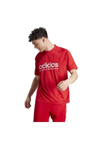 Koszulka Sportowa Męska Adidas Tiro. Kolor: czerwony