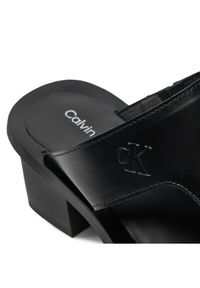 Calvin Klein Jeans Klapki 5 Heel Sandal Lh Mg Mtl YW0YW01500 Czarny. Kolor: czarny #3