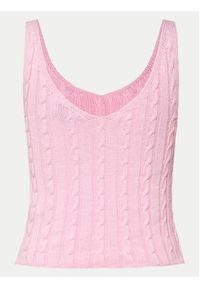 MVP Wardrobe Sweter MVPE4MK009.0XXXXXX Różowy Classic Fit. Kolor: różowy. Materiał: bawełna
