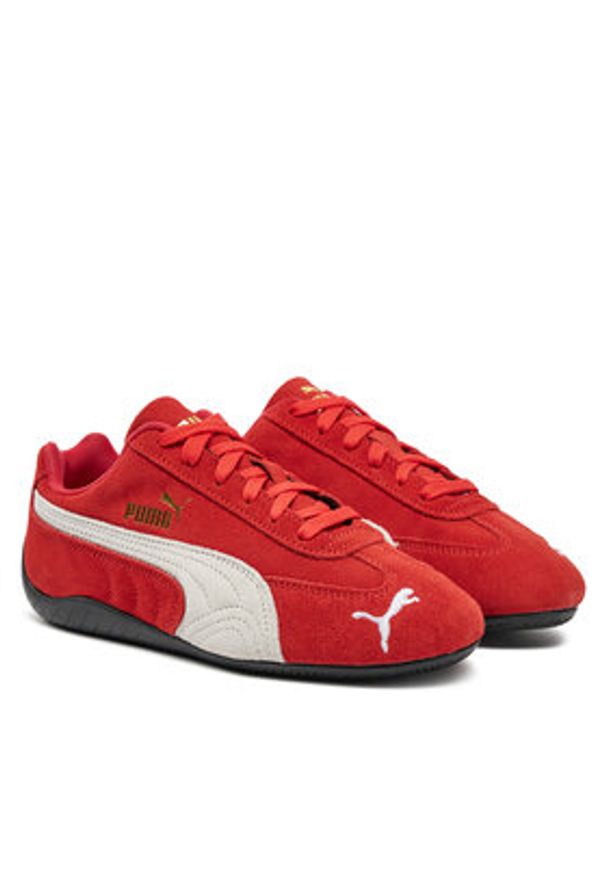 Puma Sneakersy Speedcat OG 398846 02 Czerwony. Kolor: czerwony. Materiał: zamsz, skóra