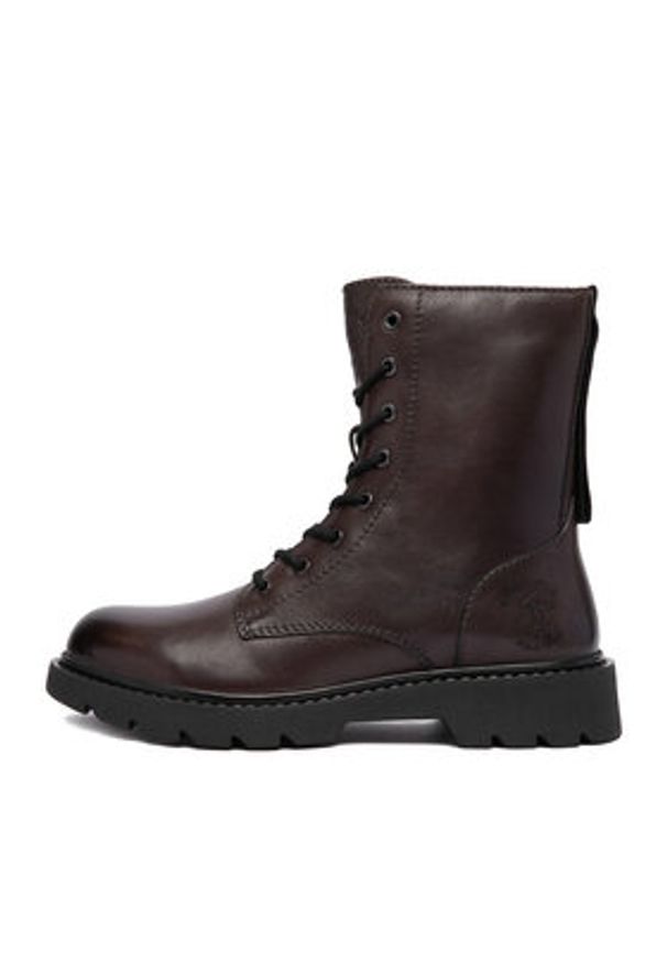 Beverly Hills Polo Club Trzewiki CEO-WI45-TOSS-01 Szary. Kolor: szary. Materiał: skóra