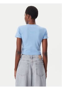 Hugo - HUGO T-Shirt Delanor 50512000 Niebieski Slim Fit. Kolor: niebieski. Materiał: bawełna