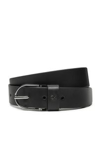 Calvin Klein Pasek Damski Ck Metal Loop Rnd Buckle 3.0 K60K612861 Czarny. Kolor: czarny. Materiał: skóra