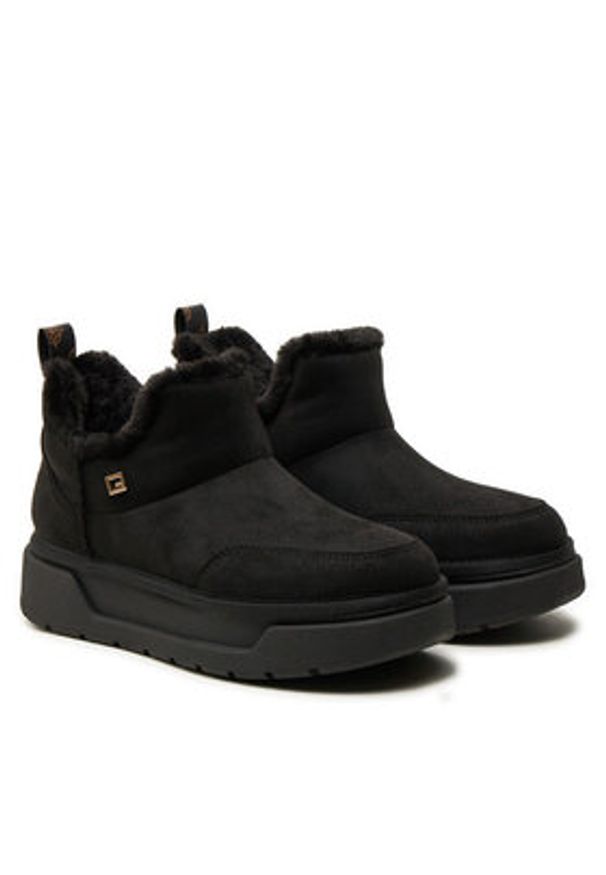 Guess Botki Unie FLFUNN ESU10 Czarny. Kolor: czarny. Materiał: materiał