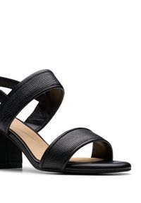 Clarks Sandały Ezoria Sling 26181300 Czarny. Kolor: czarny. Materiał: skóra #6