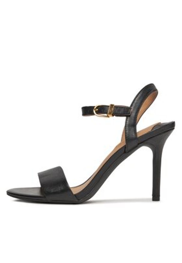 Lauren Ralph Lauren - LAUREN RALPH LAUREN Sandały 802940588001 Czarny. Kolor: czarny. Materiał: skóra