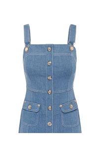 ALICE MCCALL - Niebieska sukienka Woodstock. Kolor: niebieski. Materiał: bawełna, elastan. Wzór: aplikacja, gładki. Sezon: wiosna. Długość: mini #3