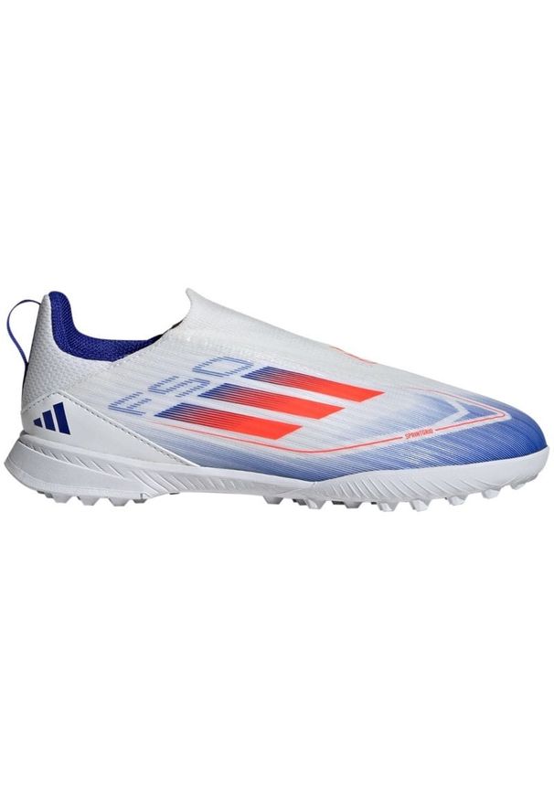 Adidas - Buty piłkarskie adidas F50 League Ll Tf IF1376 niebieskie. Kolor: niebieski. Materiał: guma, materiał. Szerokość cholewki: normalna. Sport: piłka nożna