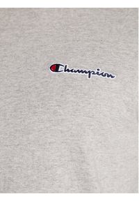 Champion T-Shirt Small Script Logo Embroidery 218006 Szary Regular Fit. Kolor: szary. Materiał: bawełna #4