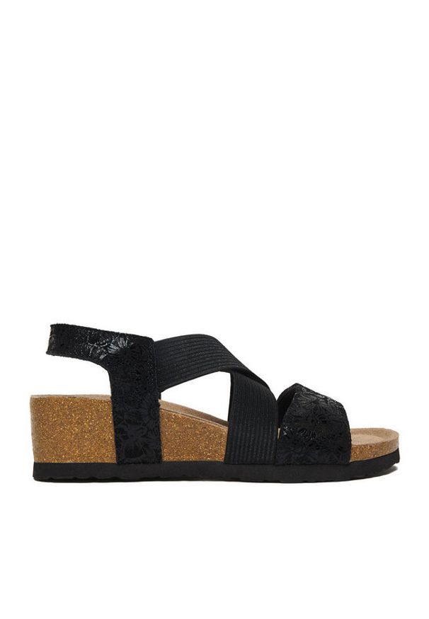 Go Soft Sandały CEO-HSCB15046-52 Czarny. Kolor: czarny. Materiał: zamsz, skóra