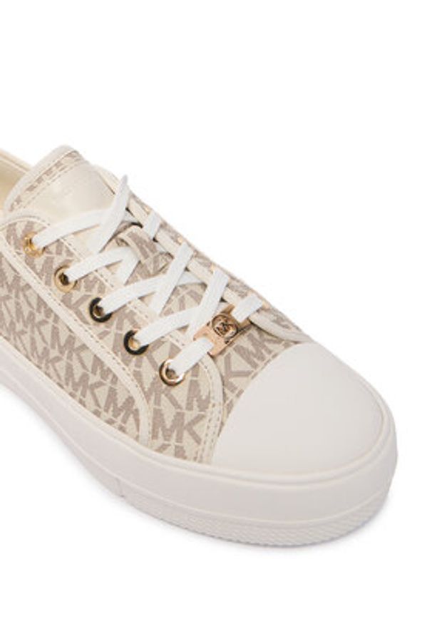 MICHAEL Michael Kors Trampki Evy 43F5EYFS1B Écru. Materiał: materiał