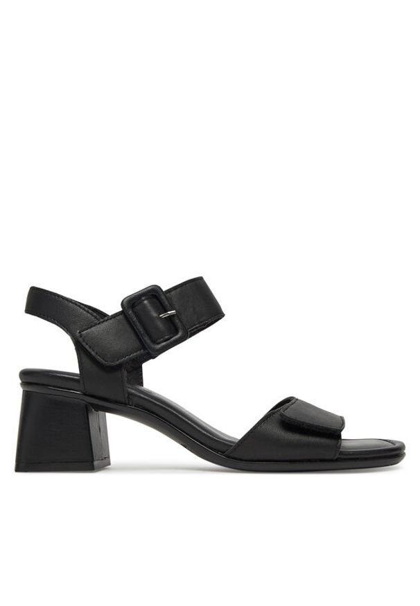 Remonte Sandały D1K51-00 Czarny. Kolor: czarny. Materiał: skóra