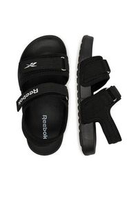 Reebok Sandały CP50-26023(IV) Czarny. Kolor: czarny. Materiał: materiał