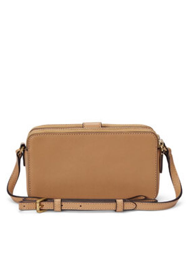 Lauren Ralph Lauren - LAUREN RALPH LAUREN Torebka 432951475007 Brązowy. Kolor: brązowy. Materiał: skórzane