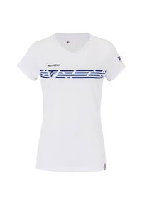 TECNIFIBRE - Koszulka tenisowa dziewczęca Tecnifibre Lady Airmesh royal. Kolor: biały, wielokolorowy, niebieski. Sport: tenis