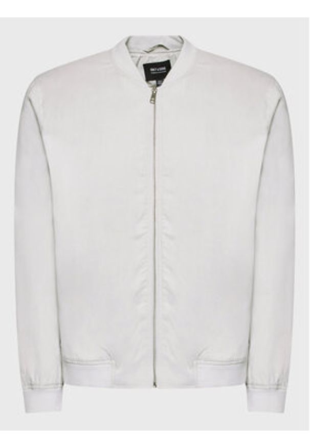 Only & Sons Kurtka bomber Oliver 22022087 Szary Regular Fit. Kolor: szary. Materiał: bawełna