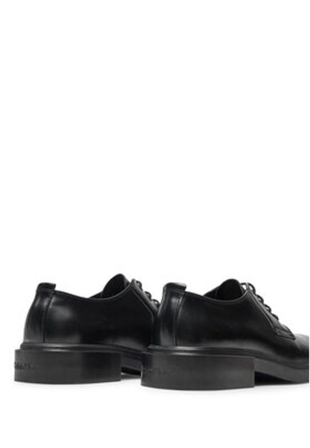 Calvin Klein Półbuty Postman Derby HM0HM01837 Czarny. Kolor: czarny. Materiał: skóra