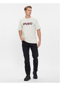Hugo T-Shirt Dakaishi 50494565 Beżowy Relaxed Fit. Kolor: beżowy. Materiał: bawełna #5