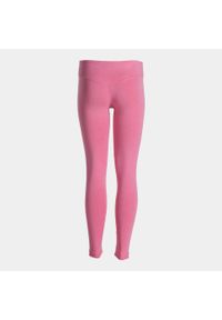 Długie legginsy dziecięce Joma Street, różowe, 3XS. Kolor: różowy. Materiał: skóra. Długość: długie. Styl: street