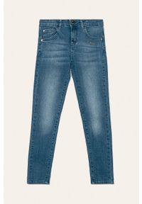 Guess Jeans - Jeansy dziecięce 125-175 cm. Kolor: niebieski. Materiał: bawełna, jeans, denim, materiał, elastan, poliester #1