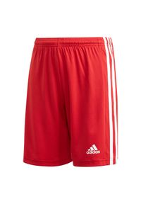 Adidas - Spodenki dziecięce Addidas Squadra 21. Kolor: czerwony. Materiał: poliester. Styl: sportowy #1