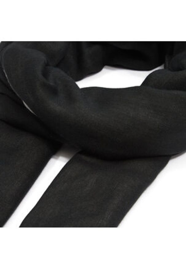Calvin Klein Szal Vivian K60K611414 Czarny. Kolor: czarny. Materiał: materiał