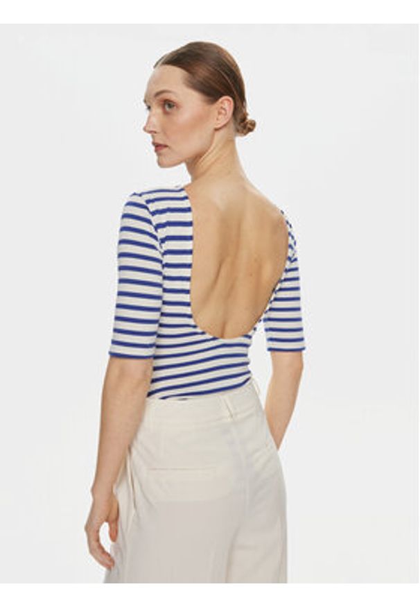 Pieces Body Miral 17150076 Niebieski Regular Fit. Kolor: niebieski. Materiał: bawełna