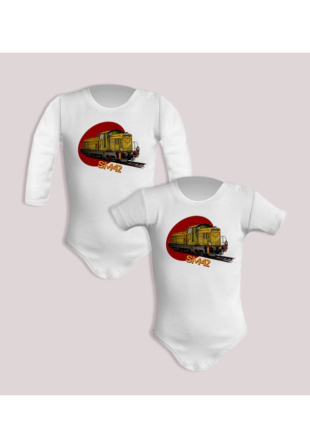 nikiniki - SM42 Stonka — body (Rozmiar: 6M; Długość rękawa: krótki; Rodzaj nadruku: SM42 Stonka). Materiał: bawełna. Wzór: nadruk