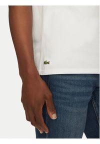 Lacoste Komplet 3 t-shirtów TH9010 Biały Regular Fit. Kolor: biały. Materiał: bawełna