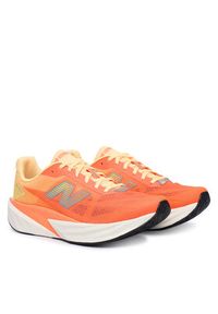 New Balance Buty do biegania FuelCell Rebel V5 MFCX3L8 Pomarańczowy. Kolor: pomarańczowy. Materiał: materiał #5