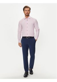 BOSS - Boss Koszula 50519867 Różowy Slim Fit. Kolor: różowy. Materiał: bawełna