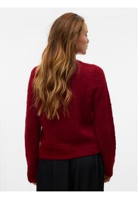 Vero Moda Kardigan Novah 10320496 Czerwony Regular Fit. Kolor: czerwony. Materiał: syntetyk #3