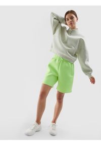 4f - 4F Spodenki dresowe uniseks XXL. Okazja: na co dzień. Kolor: żółty. Materiał: dresówka. Styl: casual