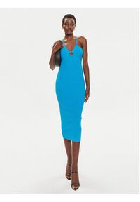 MICHAEL Michael Kors Sukienka letnia MS4822X33D Niebieski Slim Fit. Kolor: niebieski. Materiał: wiskoza. Sezon: lato #5