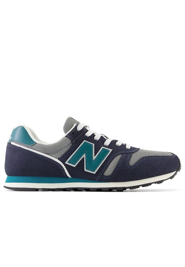 Buty New Balance ML373OE2 - granatowe. Okazja: na co dzień. Kolor: niebieski. Materiał: guma, materiał, syntetyk, zamsz. Szerokość cholewki: normalna. Wzór: aplikacja. Model: New Balance 373